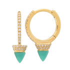 Turquoise Spike Huggies.