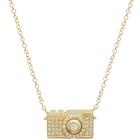 Diamond Camera Necklace.