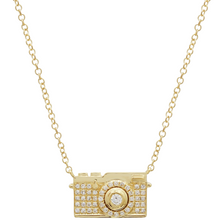 Diamond Camera Necklace.