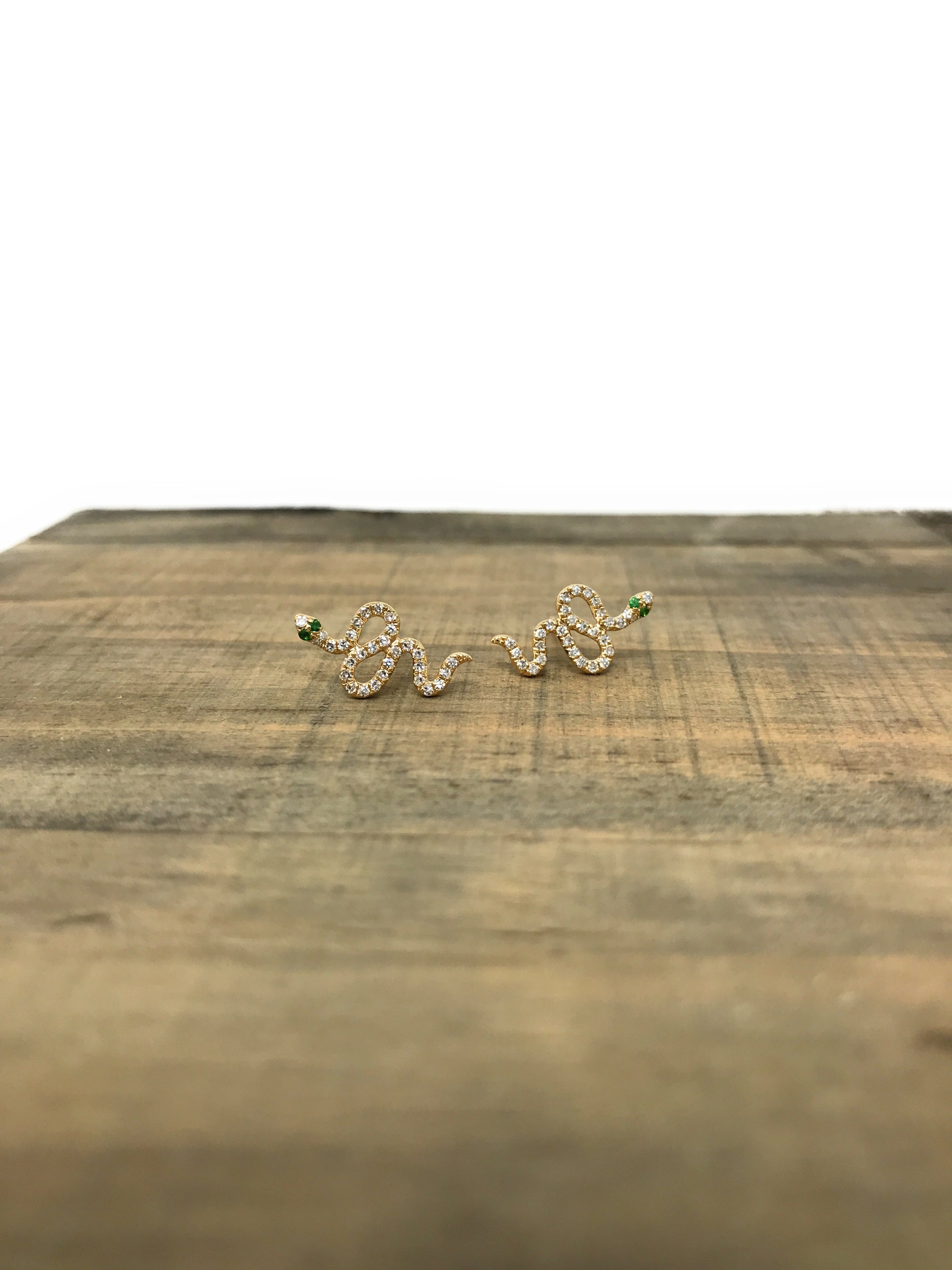 Snake Stud Earrings.