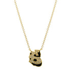 Color Graffiti Initial Necklace.