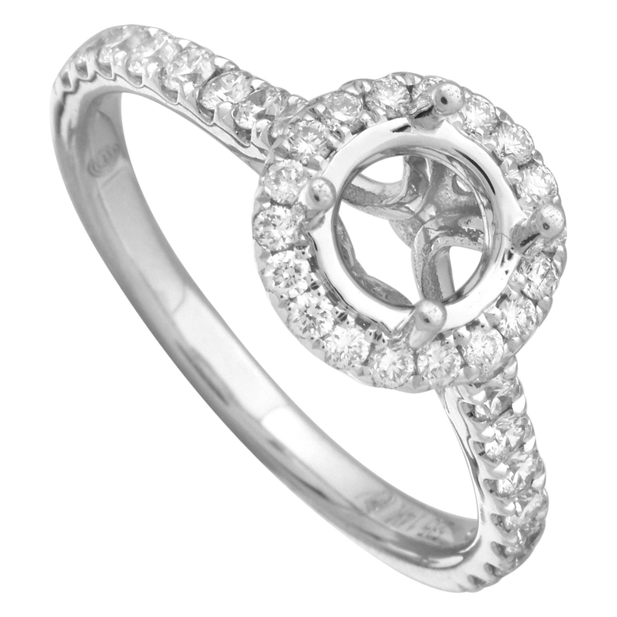 Halo Engagement Setting Ring.