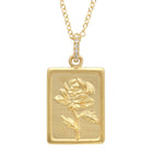Rose Tag Pendant.