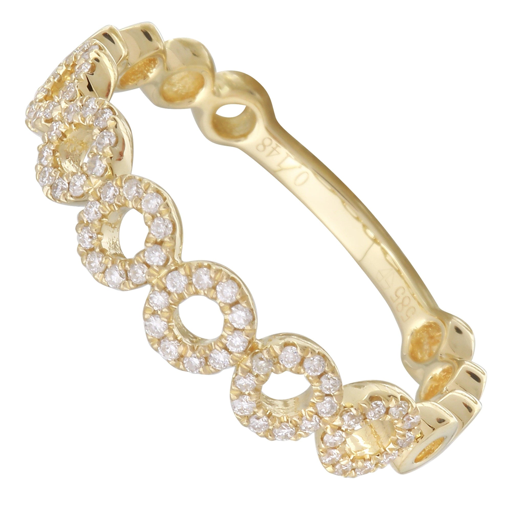 Endless Circle Diamond Ring.