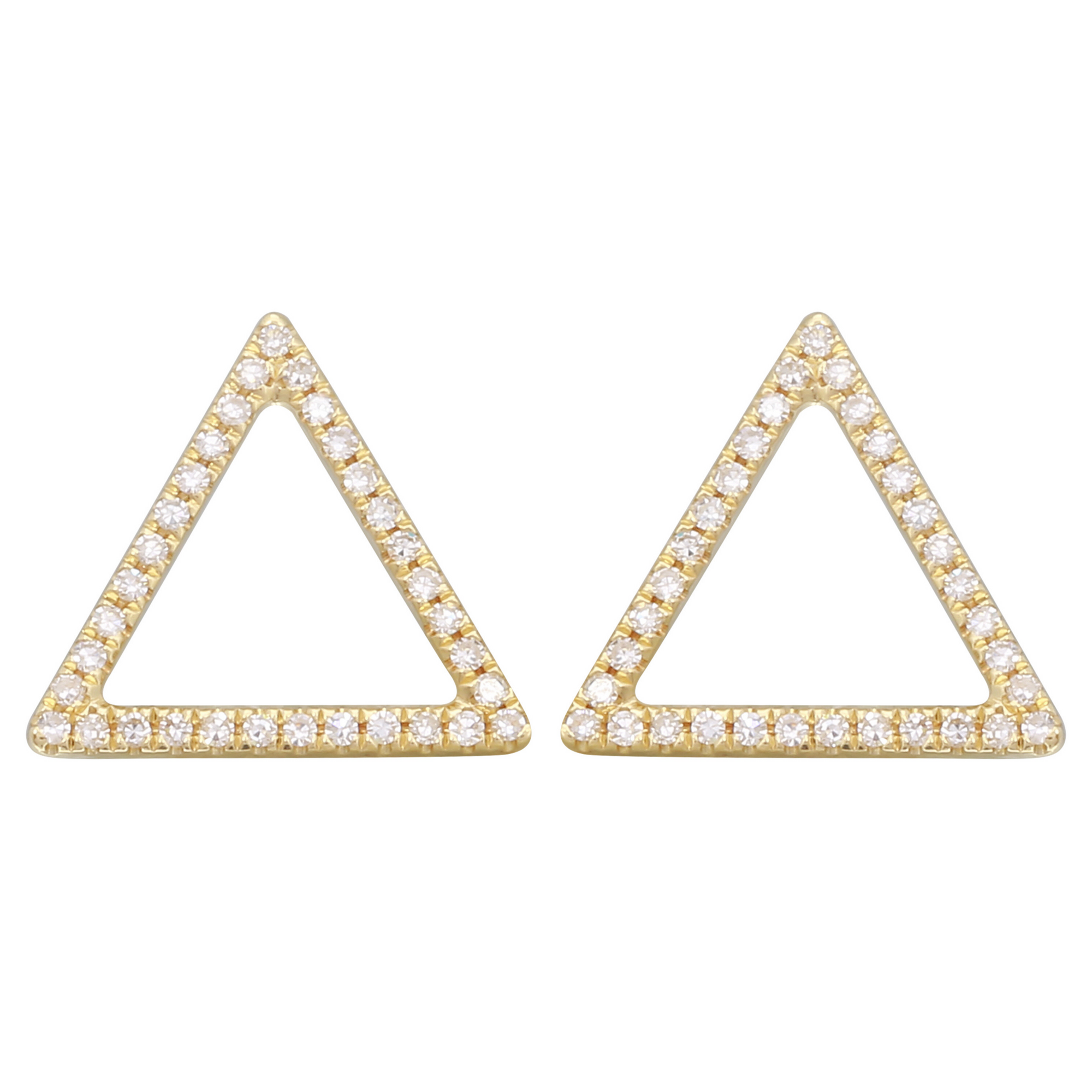 Open Triangle Studs.
