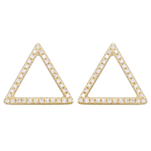 Open Triangle Studs.