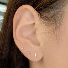 Mini Bar Diamond Earrings.
