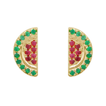 Sliced Watermelon Earrings.