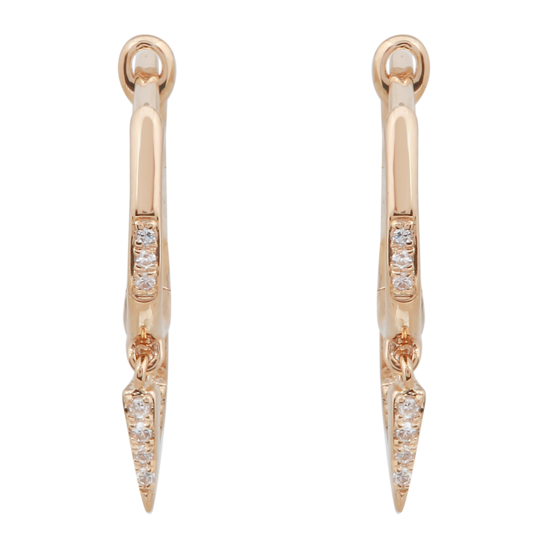 Dangle Spike Hoops.
