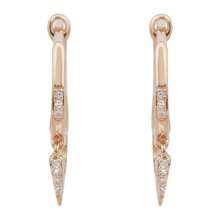 Dangle Spike Hoops.