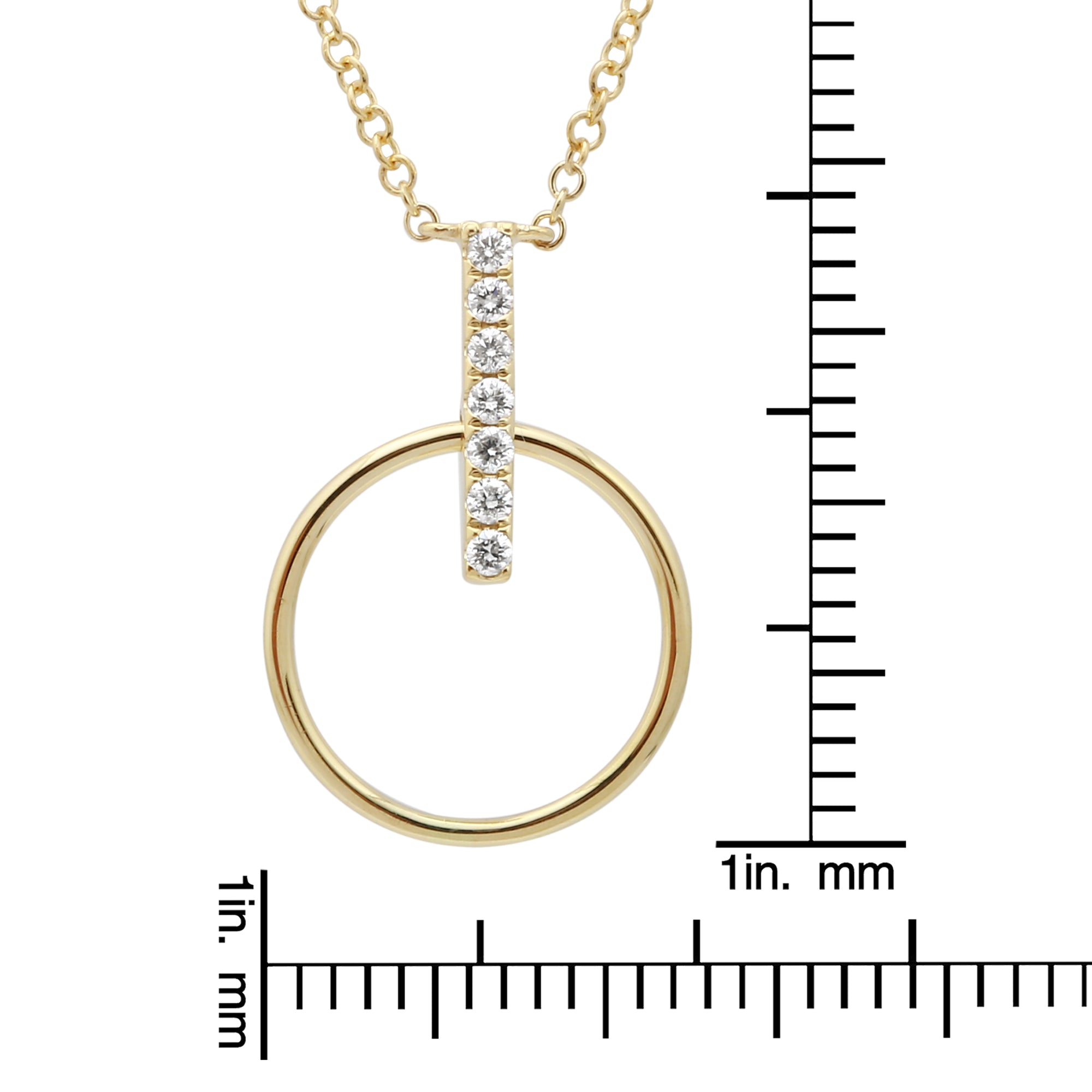Circle Bar Pendant.