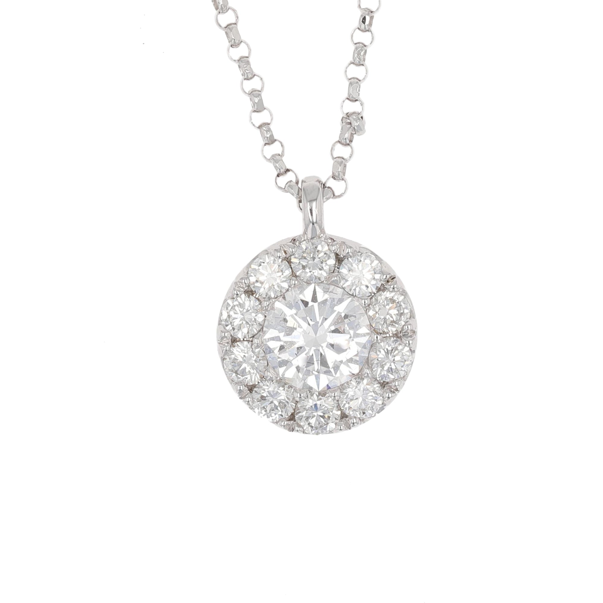 Halo Pendant Necklace.