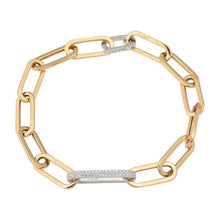 Diamond Paper Link Bracelet.