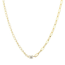 Multi Mixed Chain Diamond Necklace.