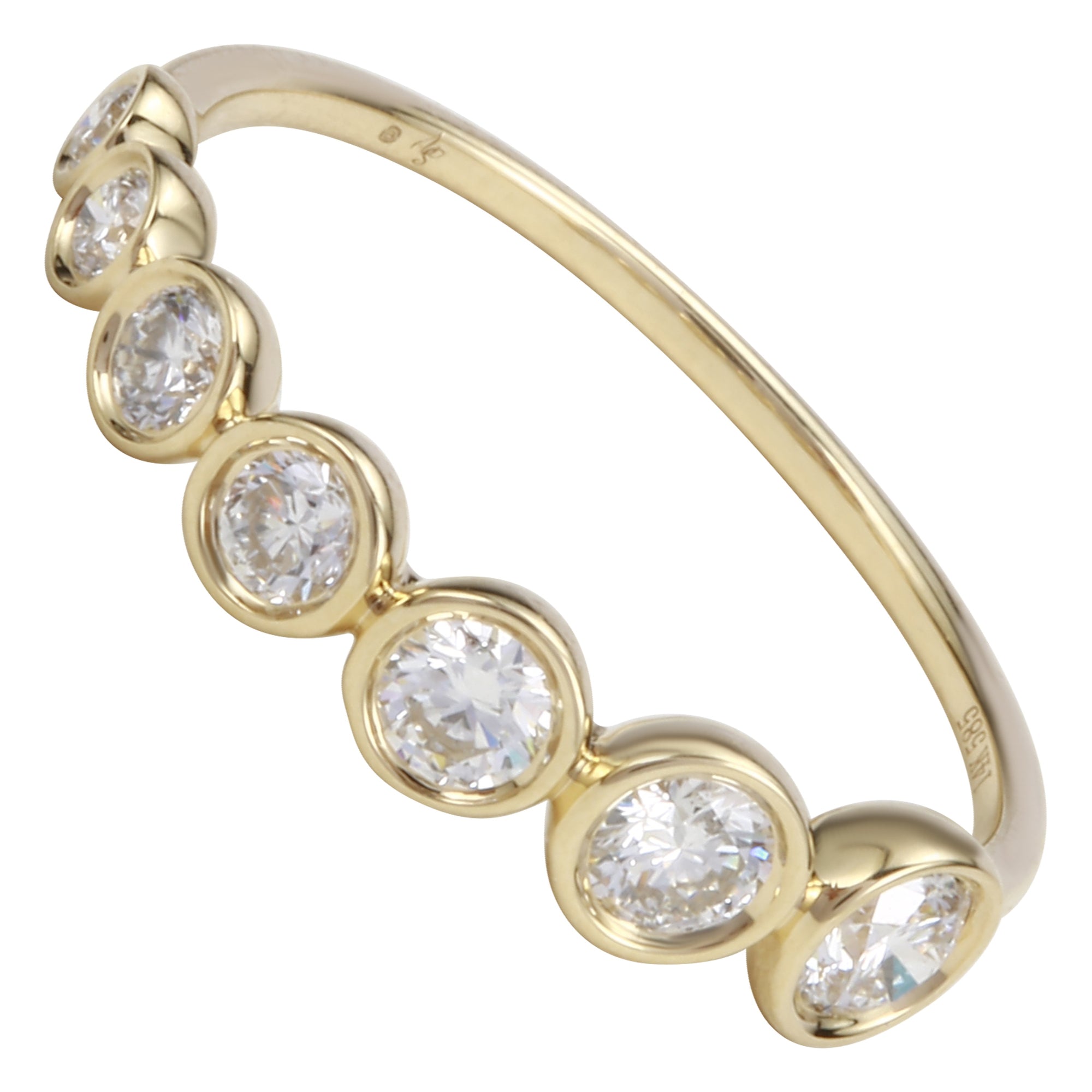 Bezel Slant Ring.