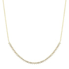 3 Prong Diamond Tennis Chain Necklace.