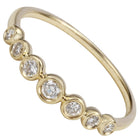 14k Yellow Gold ECOMARK® Created Diamond Layer Ring (1/5 cttw, E-F Color, VS2-SI1 Clarity) - ecomarkdiamonds
