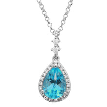 Pear Topaz Halo.