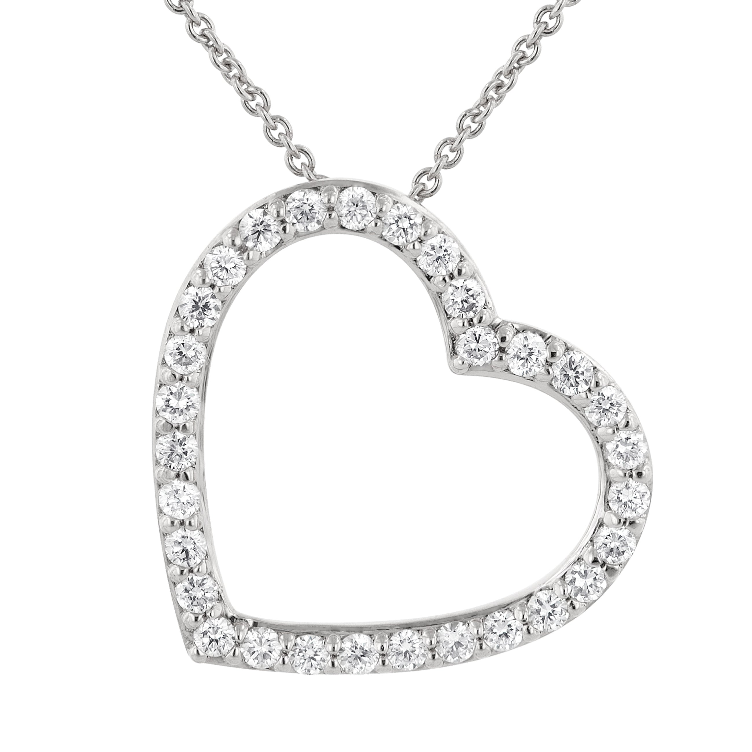 Tilted Heart Pendant.