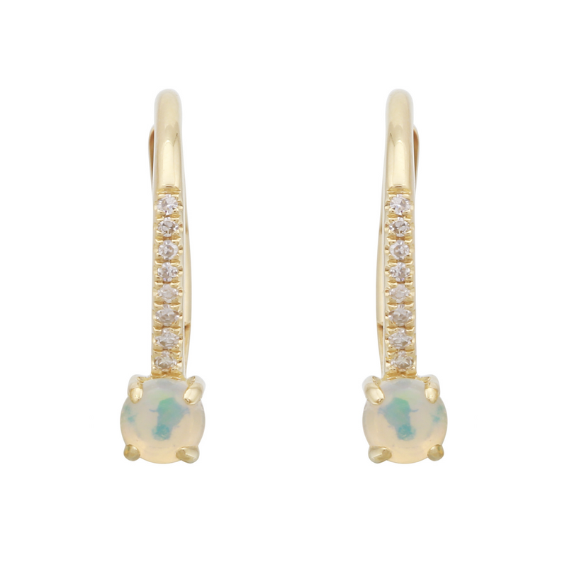 Opal Drop Hoops.