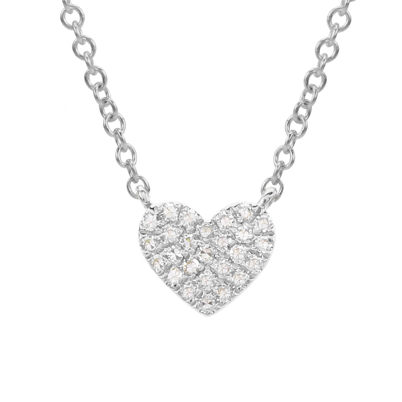 Mini Heart Charm Necklace.