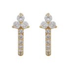 Diamond Cluster Hoops.