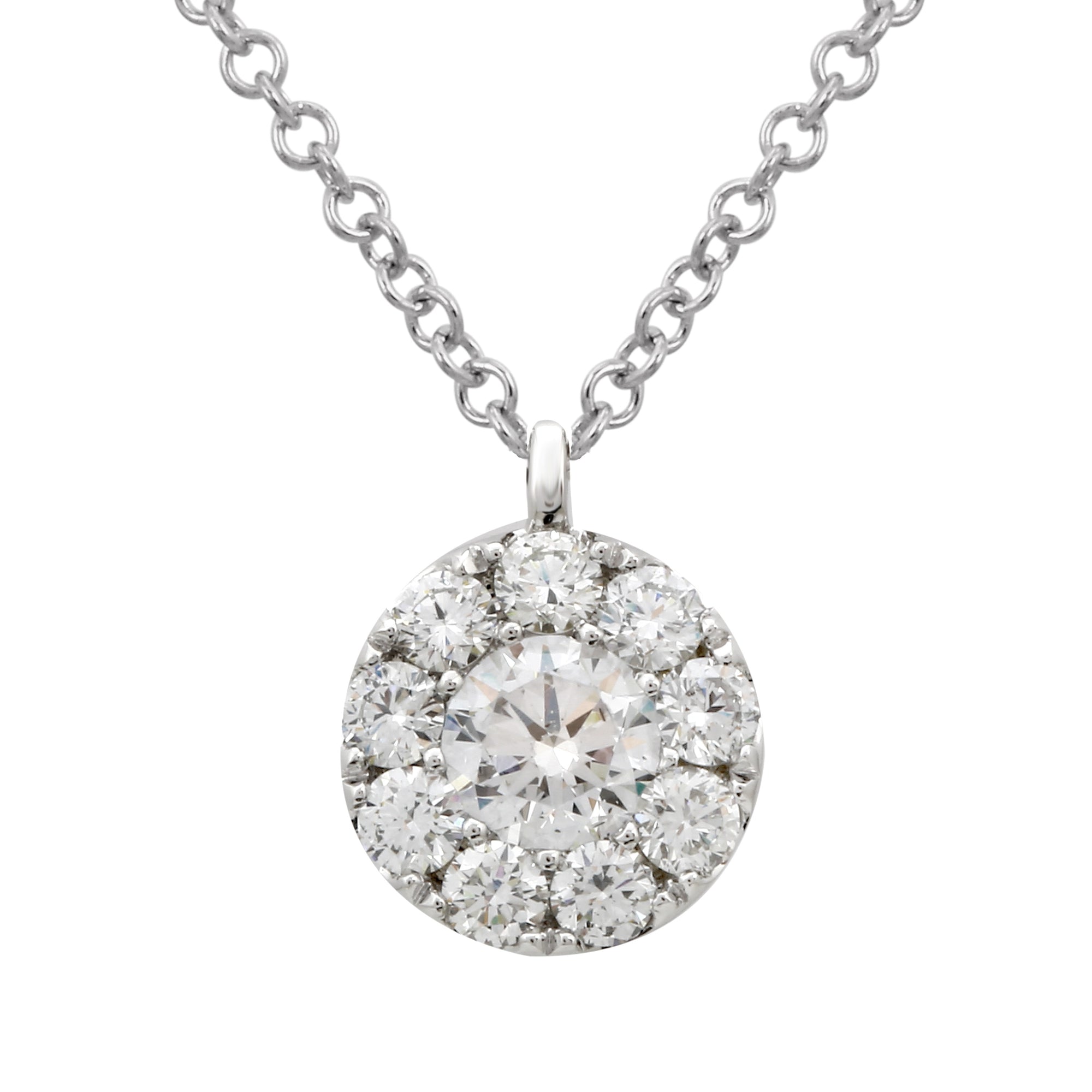 Halo Pendant Necklace.