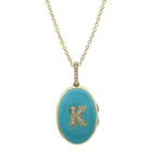 Letterman Locket Necklace.