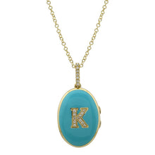 Letterman Locket Necklace.