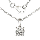 1/2 Carat Diamond Solitaire Pendant.