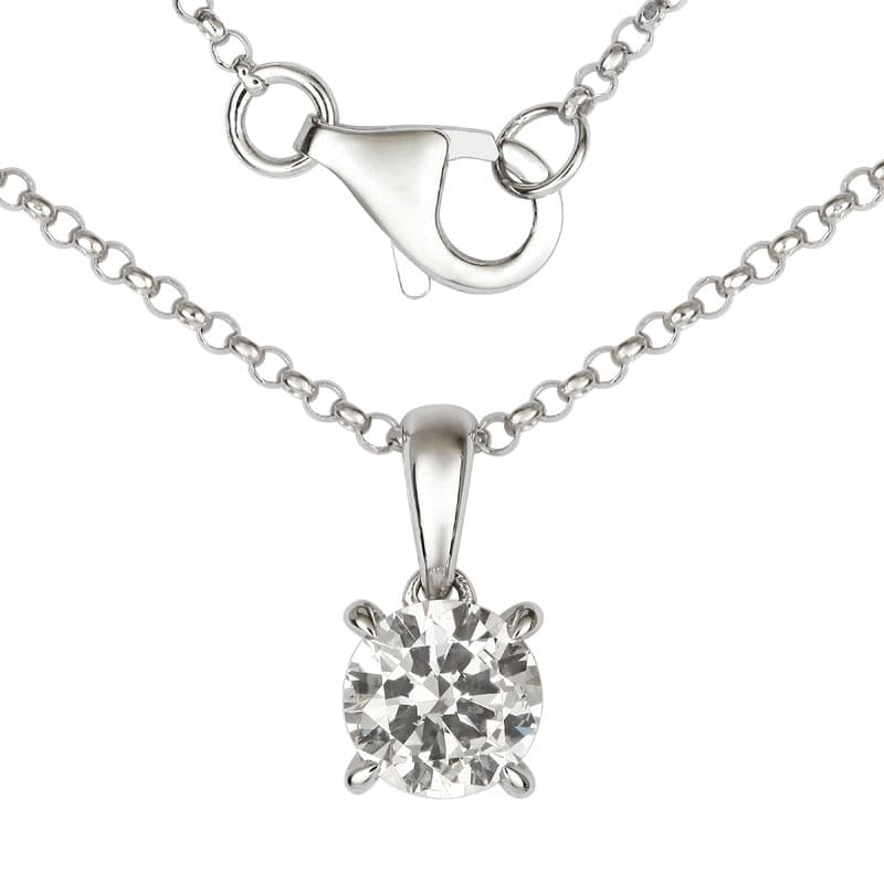 1/2 Carat Diamond Solitaire Pendant.