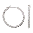Big Lab Diamond Hoops.