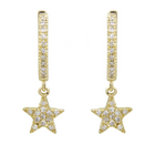 Star Dangle Hoops.