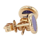 Big Lapis Halo Earrings.