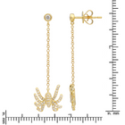 Dangle Spider Drop Earrings.
