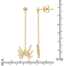 Dangle Spider Drop Earrings.