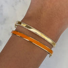 Smooth Diamond Bangle.