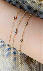 By-Yard Bezel Charm Link Bracelet.