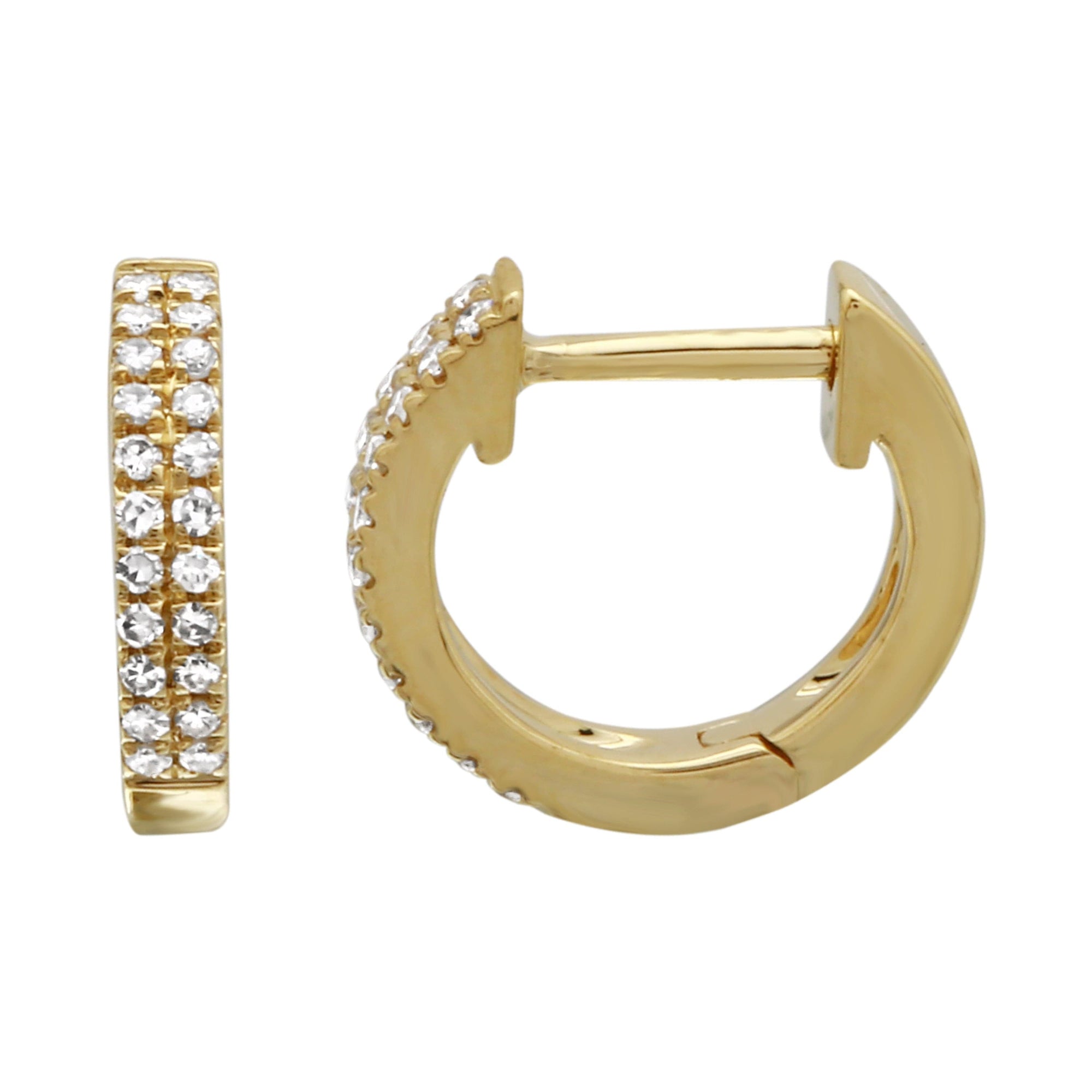 Diamond Huggies 6mm.