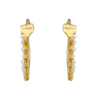 Pearl Lace Hoop Earrings.
