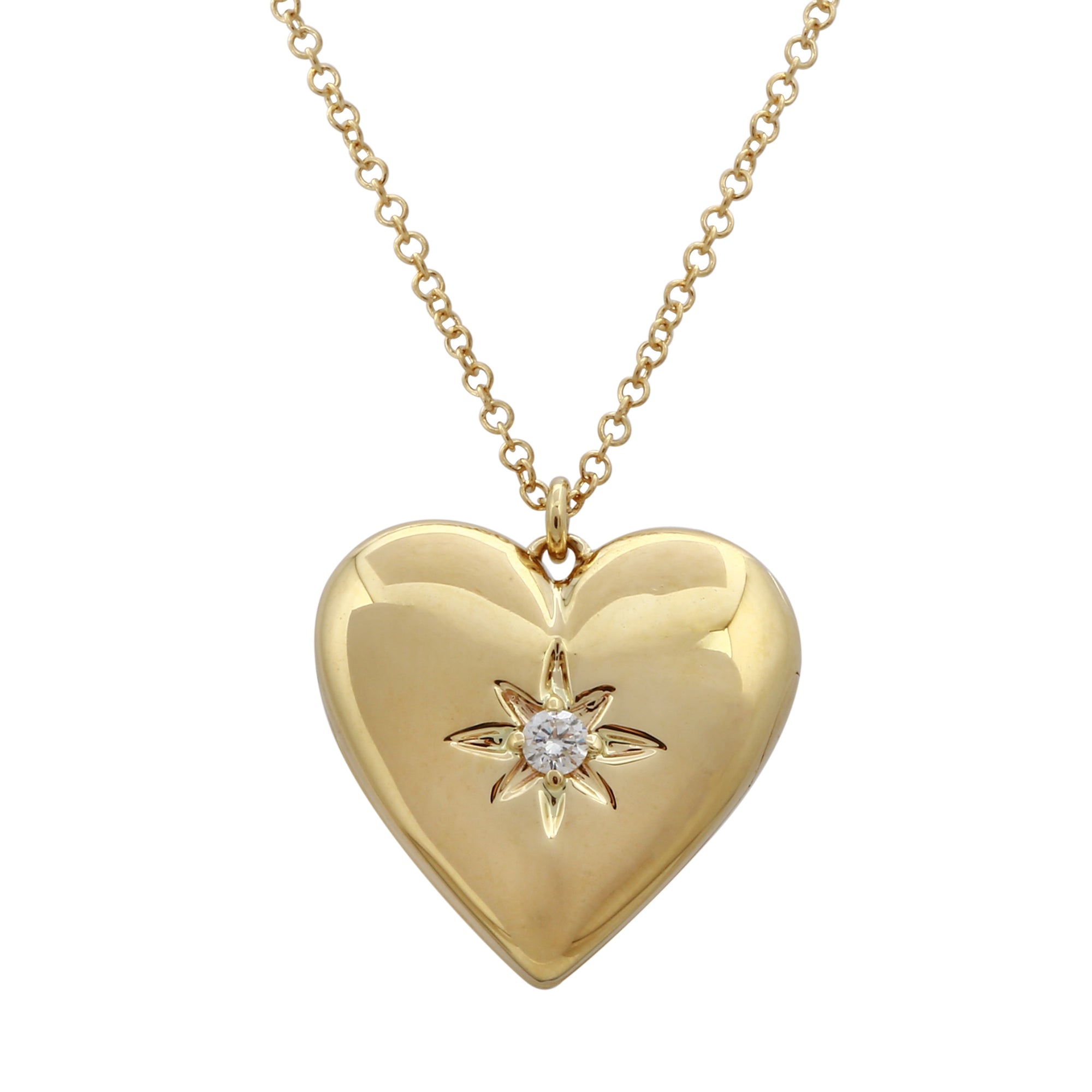 Heart Locket Necklace.