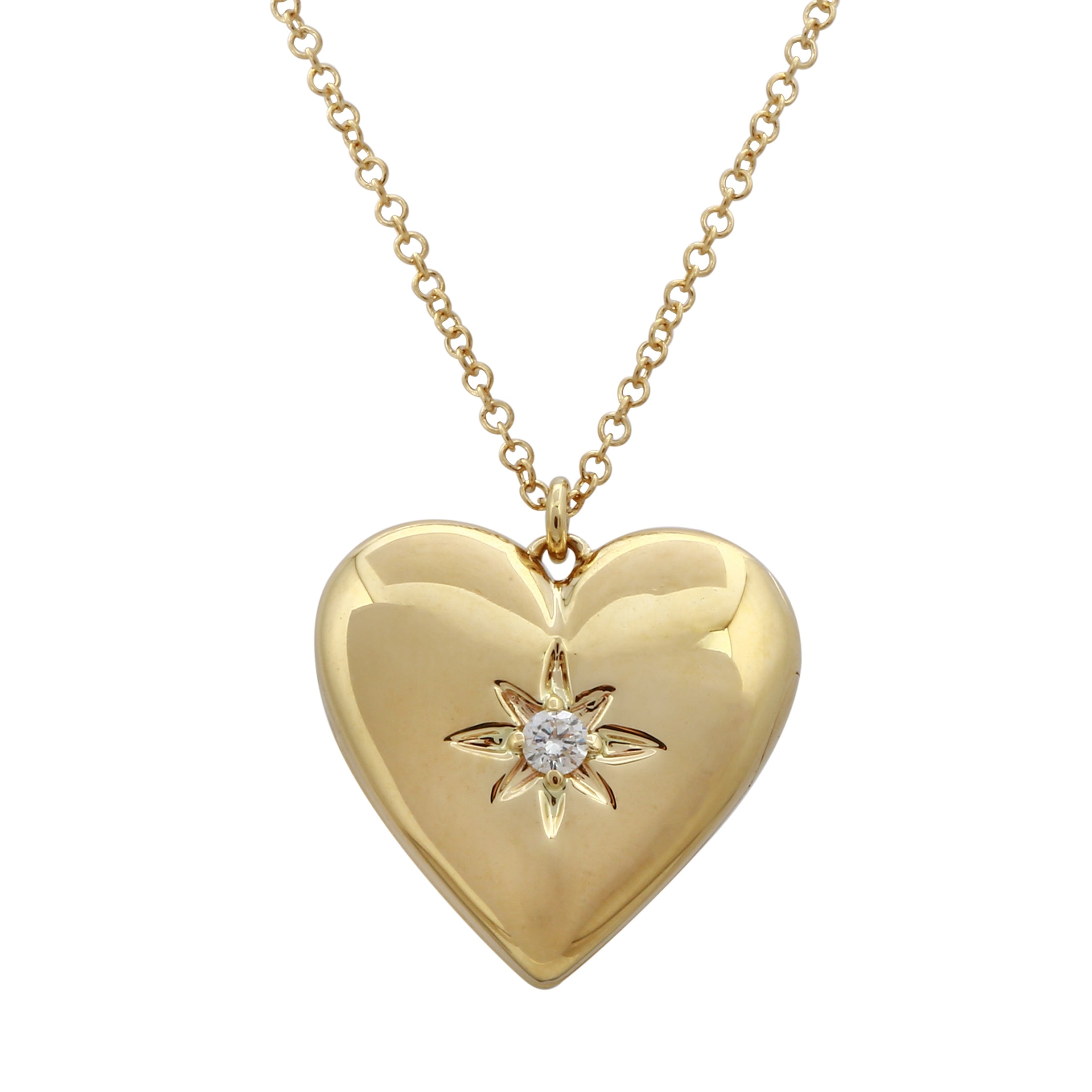 Heart Locket Necklace.