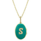 Letterman Locket Necklace.