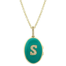 Letterman Locket Necklace.