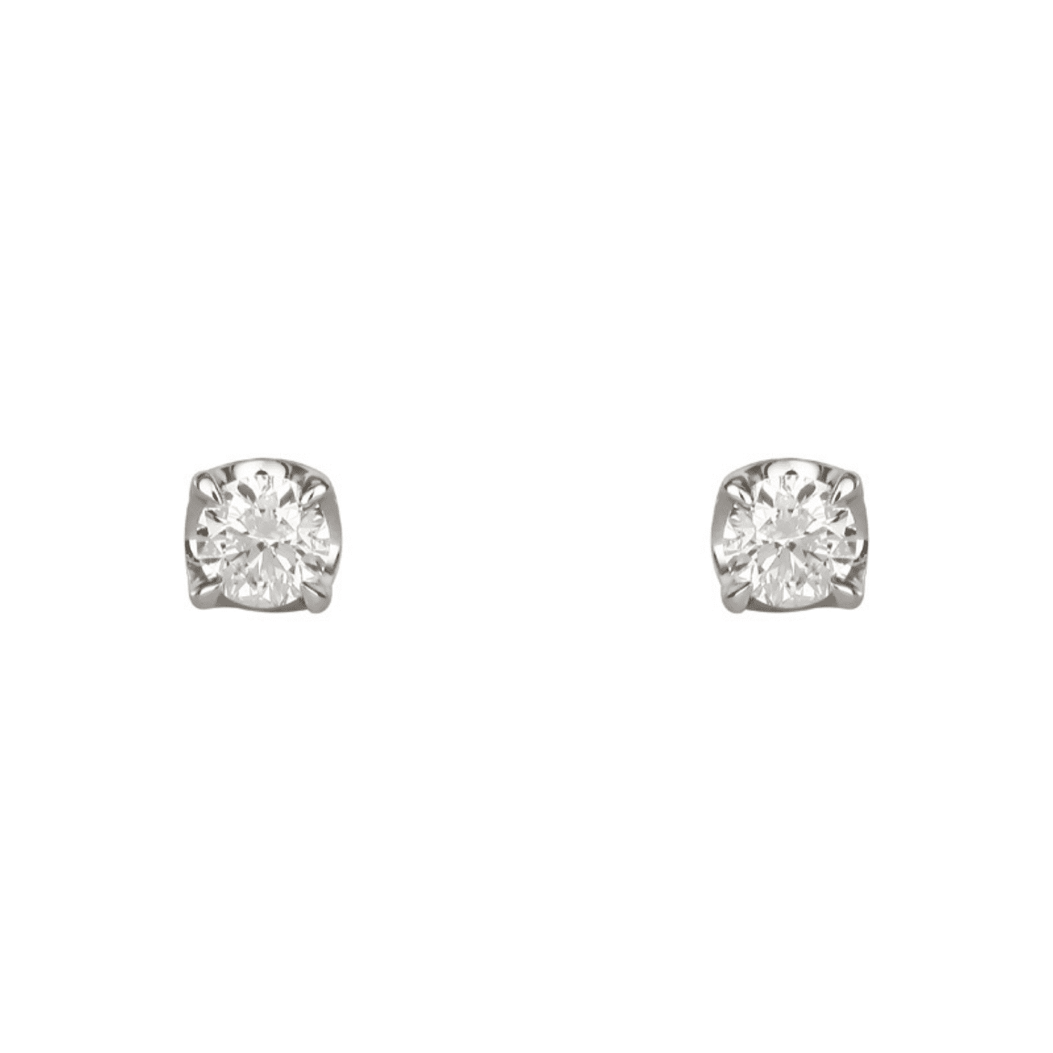 1/4 Carat Diamond Stud Earrings.