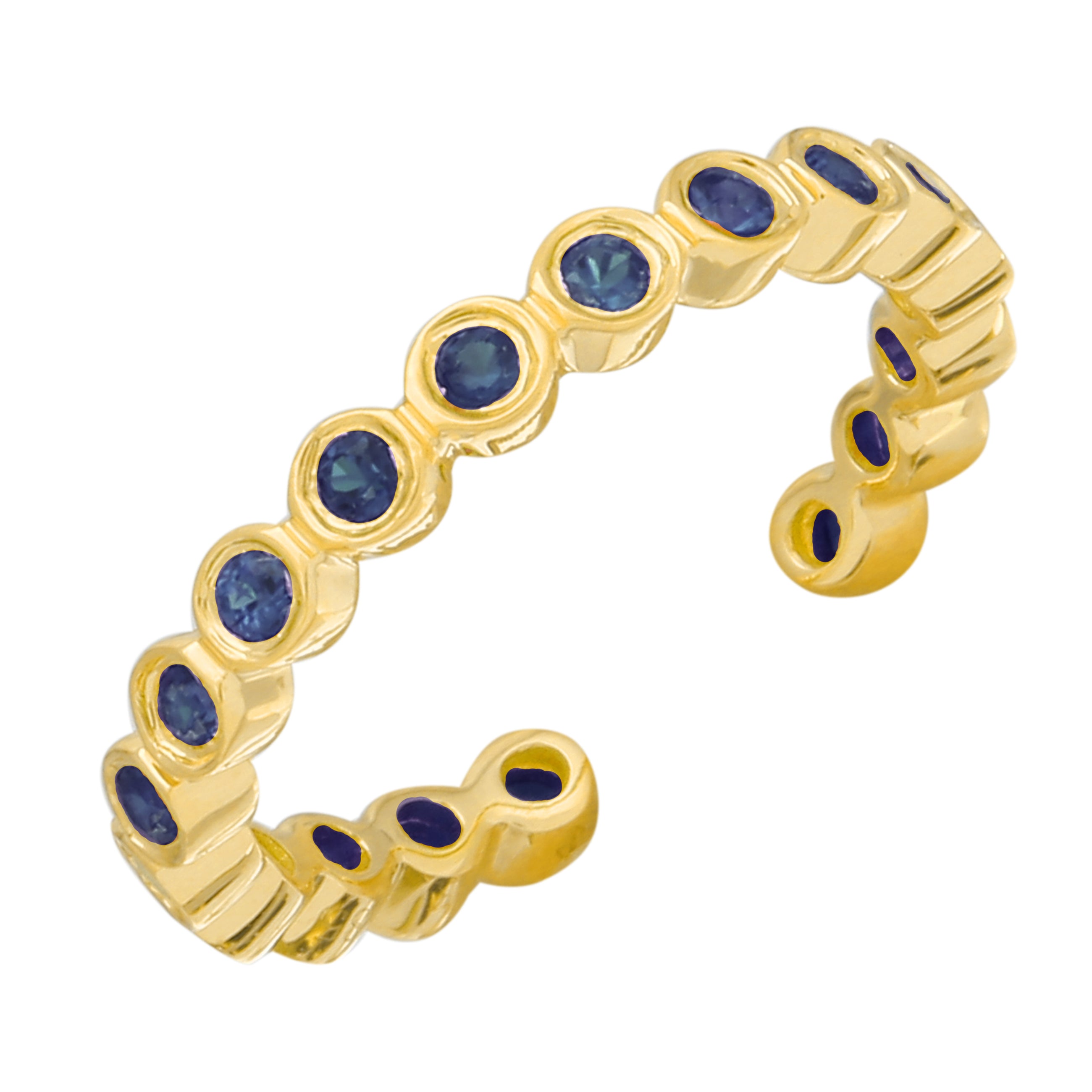 Sapphire Ear Cuff.