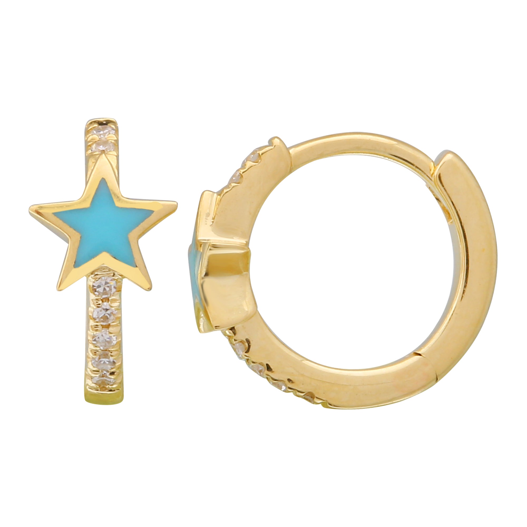 Enamel Star Huggies.