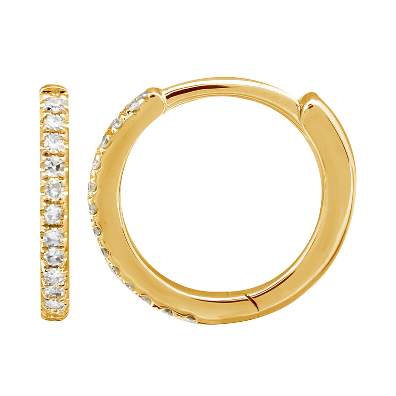 Diamond Hoops, 11mm.