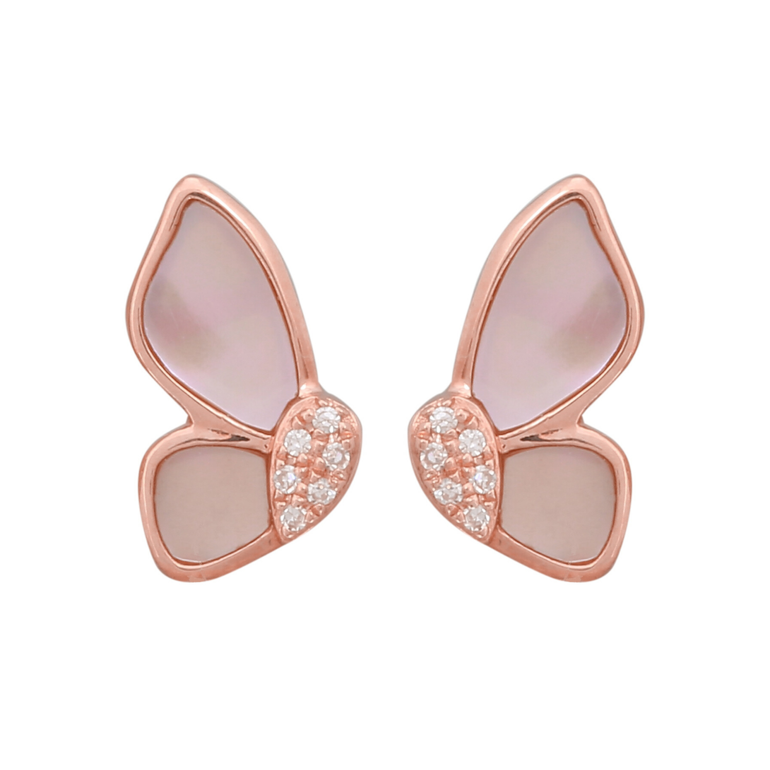 Mop Butterfly Profile Studs.