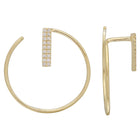 Big Ear Jacket Threader Hoops.